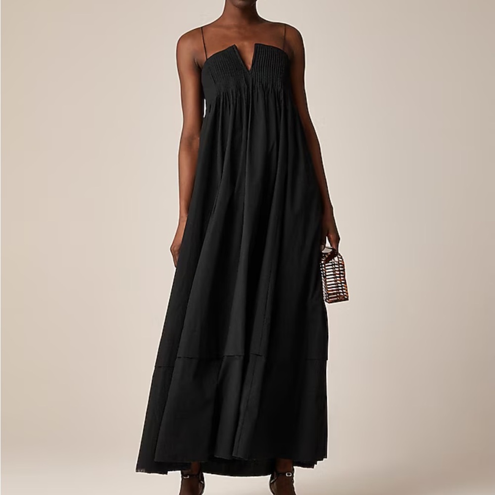 Collection strapless notched maxi dress